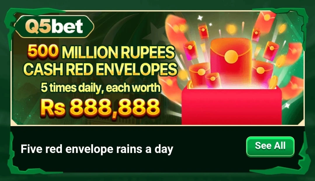 Q5Bet Game Envelope Cash Reward