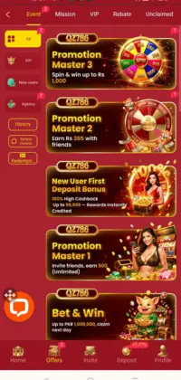 QZ786 Game photo show promotion on QZ786 app.